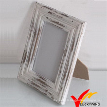 White Wash Distressed Wood Shabby Chic Photo Frame